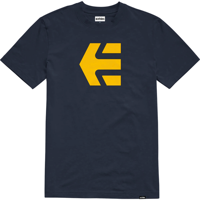 Kids Icon T-shirt Navy/Yellow