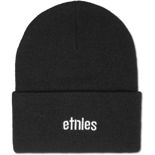Stencil Beanie Black