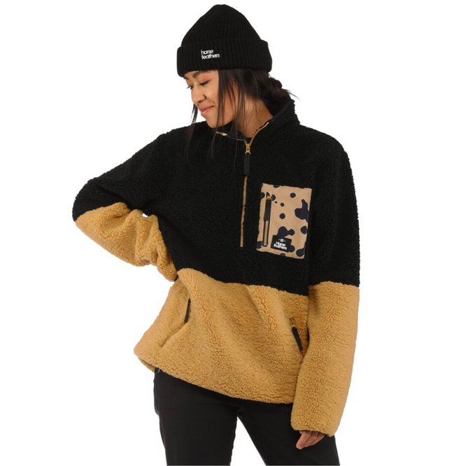 Elvira Fleece Sweatshirt Black