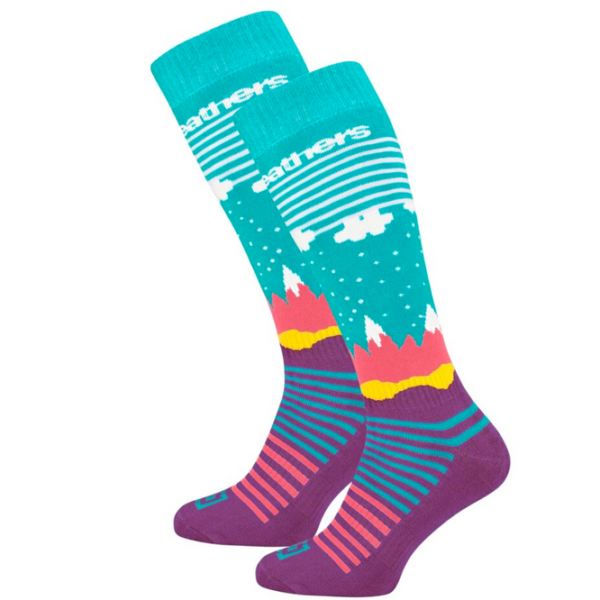 Womens Epic Thermolite Snowboard Socks Ceramic