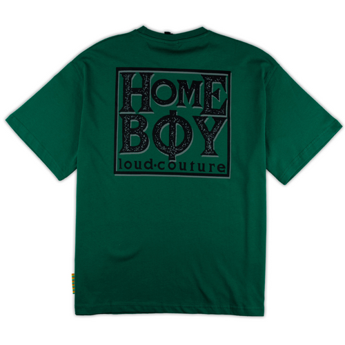 Old School T-shirt Black Green