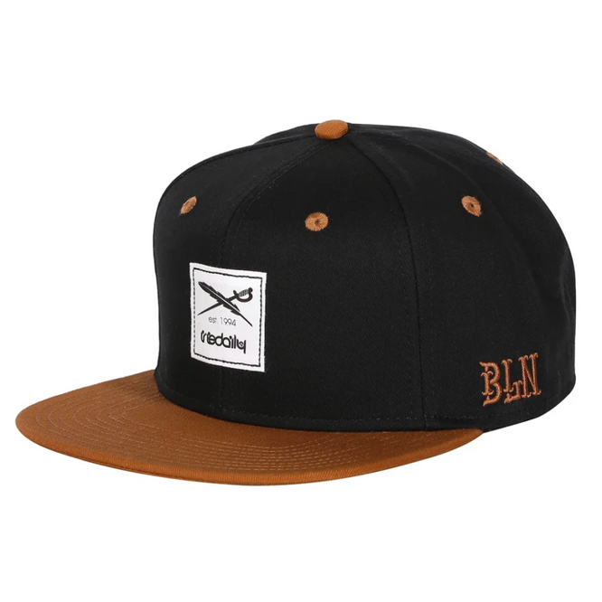 Daily Contra Snapback Cap Black