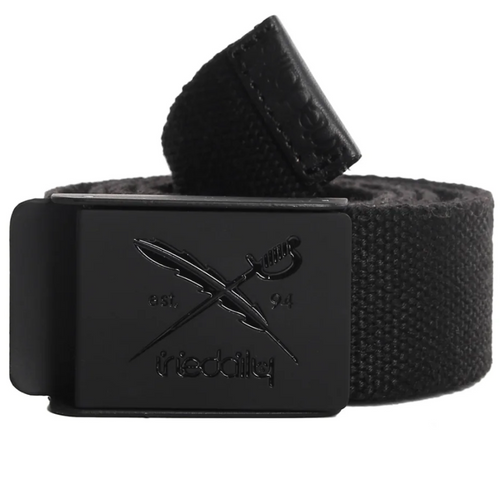 Flag Rubber Belt Black