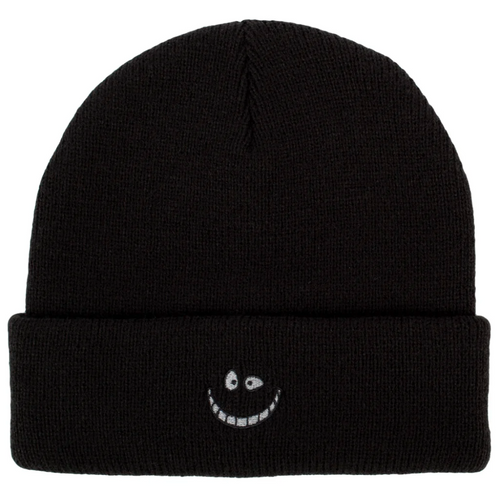 Grin Cat Beanie Black