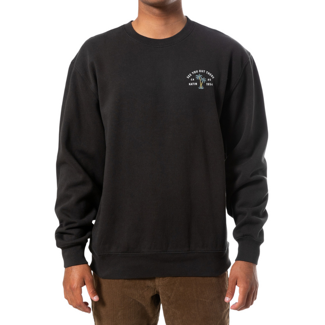 Bermuda Crew Fleece Black Wash