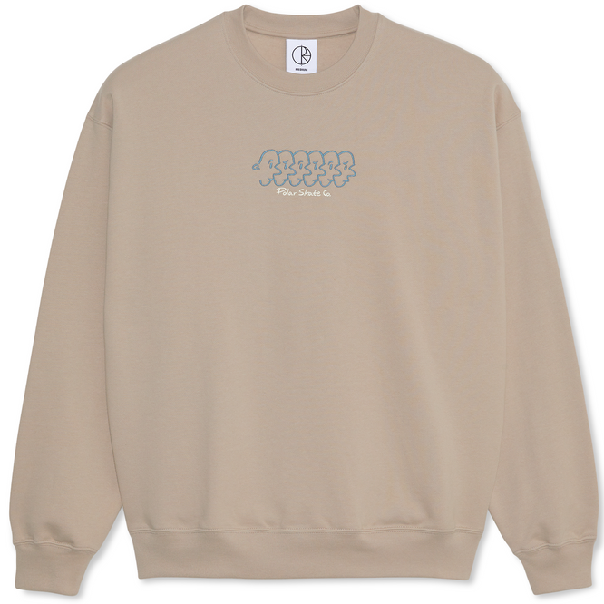 Dave Faces Crewneck Taupe