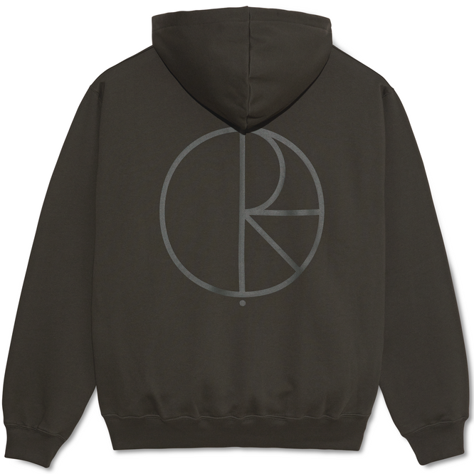 Dave Stroke Logo Hoodie Dirty Black
