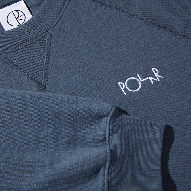 Default Crewneck Grey Blue