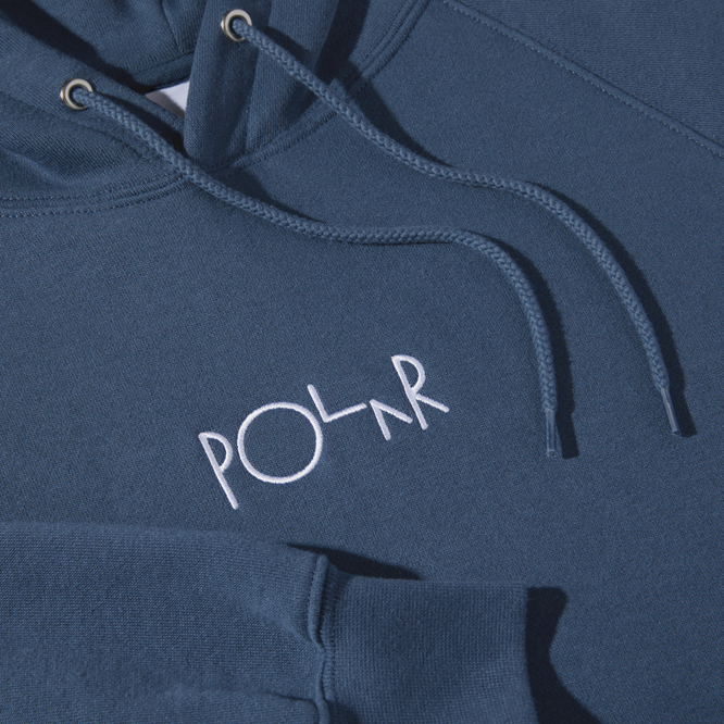 Default Hoodie Heather Grey Blue