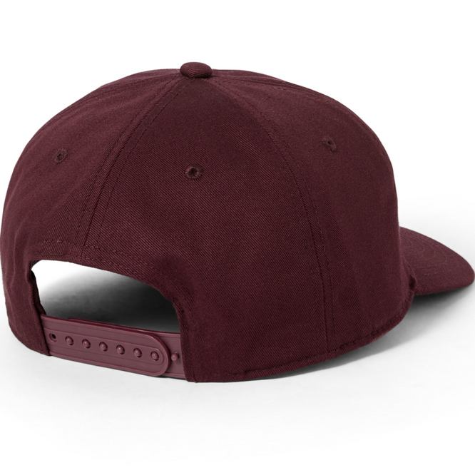 Jake Stretch Logo Cap Dark Wine