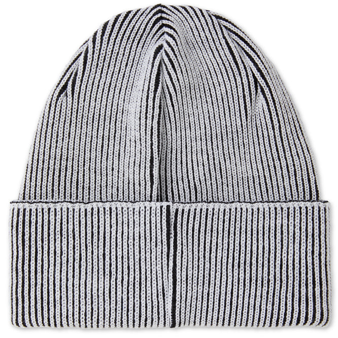 Merino Lines Beanie Black/White