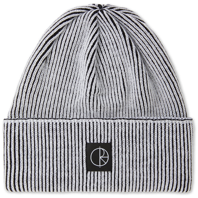 Merino Lines Beanie Black/White