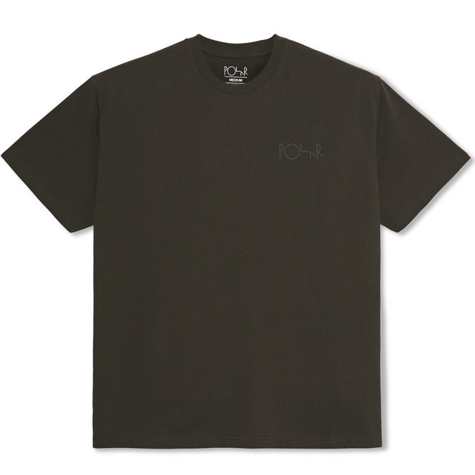 T-shirt Stroke Logo Dirty Black
