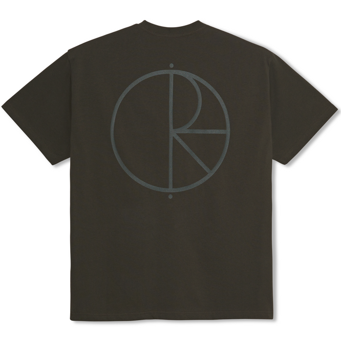 T-shirt Stroke Logo Dirty Black