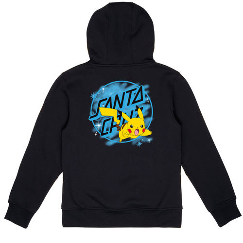 Sweat à capuche Kids Pokémon Pikachu Spray Dot Black