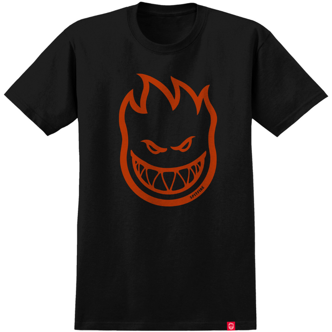 Bighead Short Sleeve Black/Burnt Orange