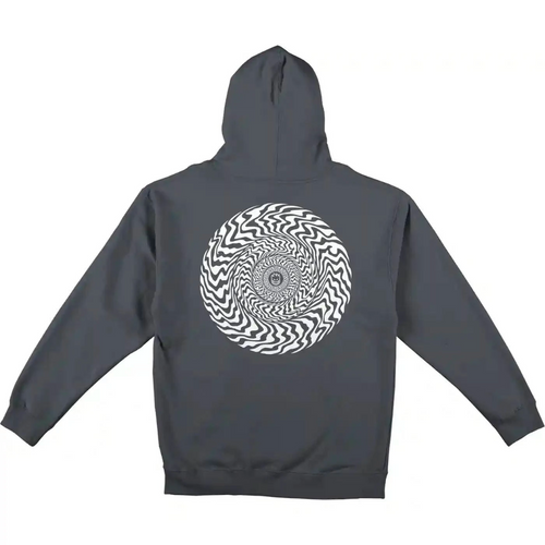 Classic Swirl Hoodie Charcoal/White