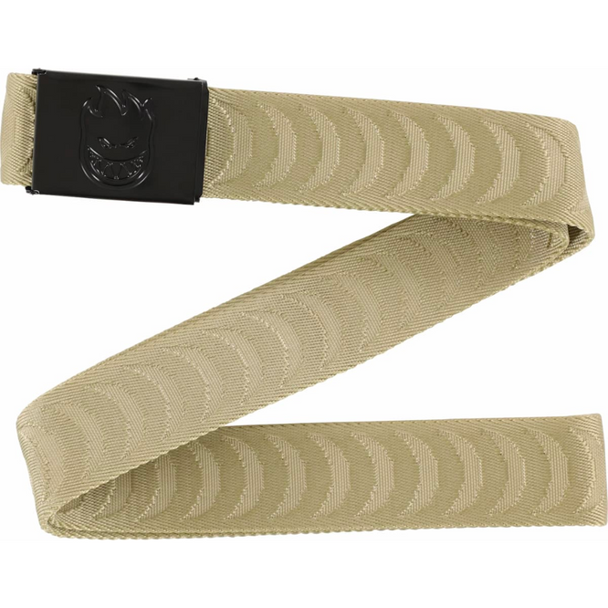 Bighead Crescent Jacquard Belt Tan