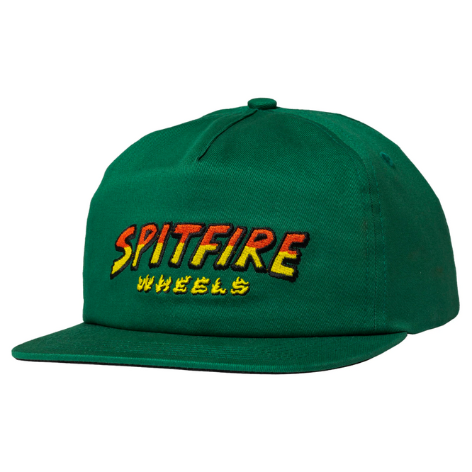 Hell Hounds Script Snapback Dark Green
