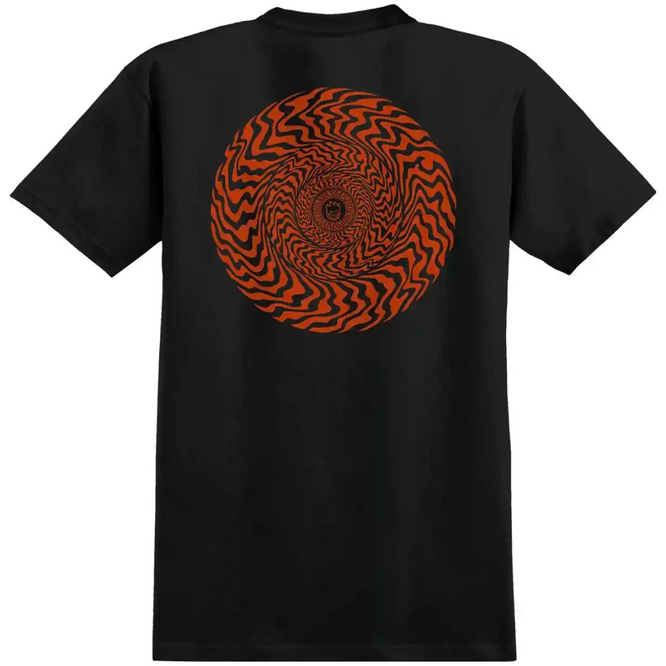 Classic Swirl T-Shirt Black/ Burnt Orange