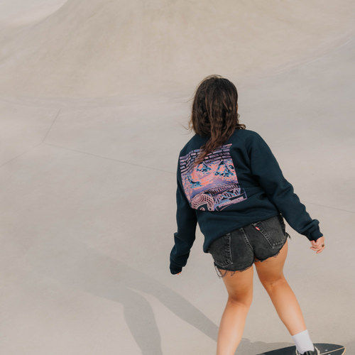 Lucid Dreams Heavyweight Sweater Jet Black