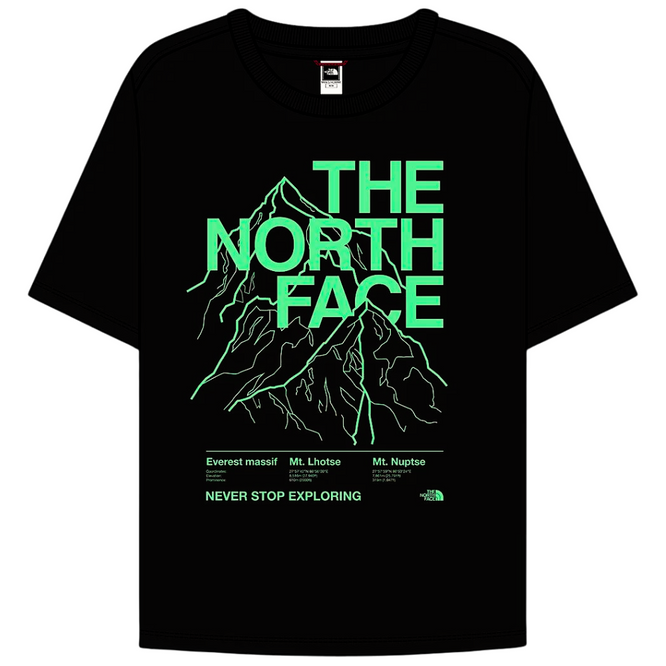 Kids Mountain Line T-shirt TNF Black
