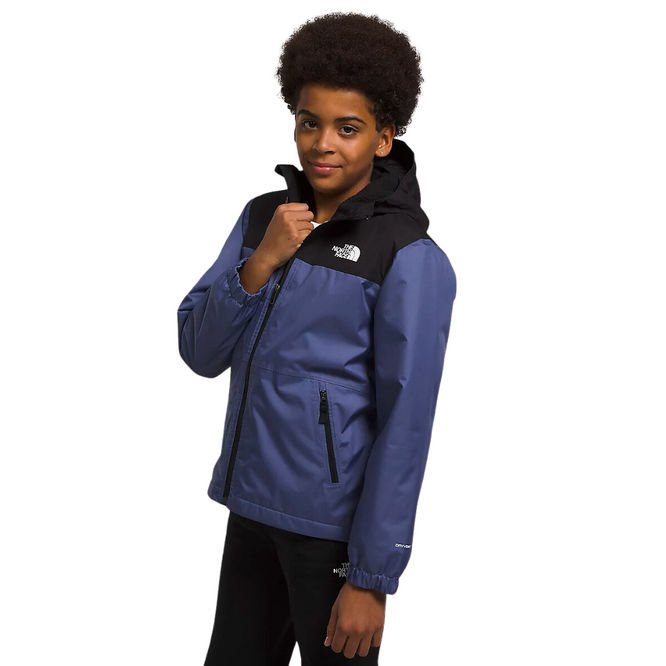 Kids Warm Storm Rain Jacket Cave Blue