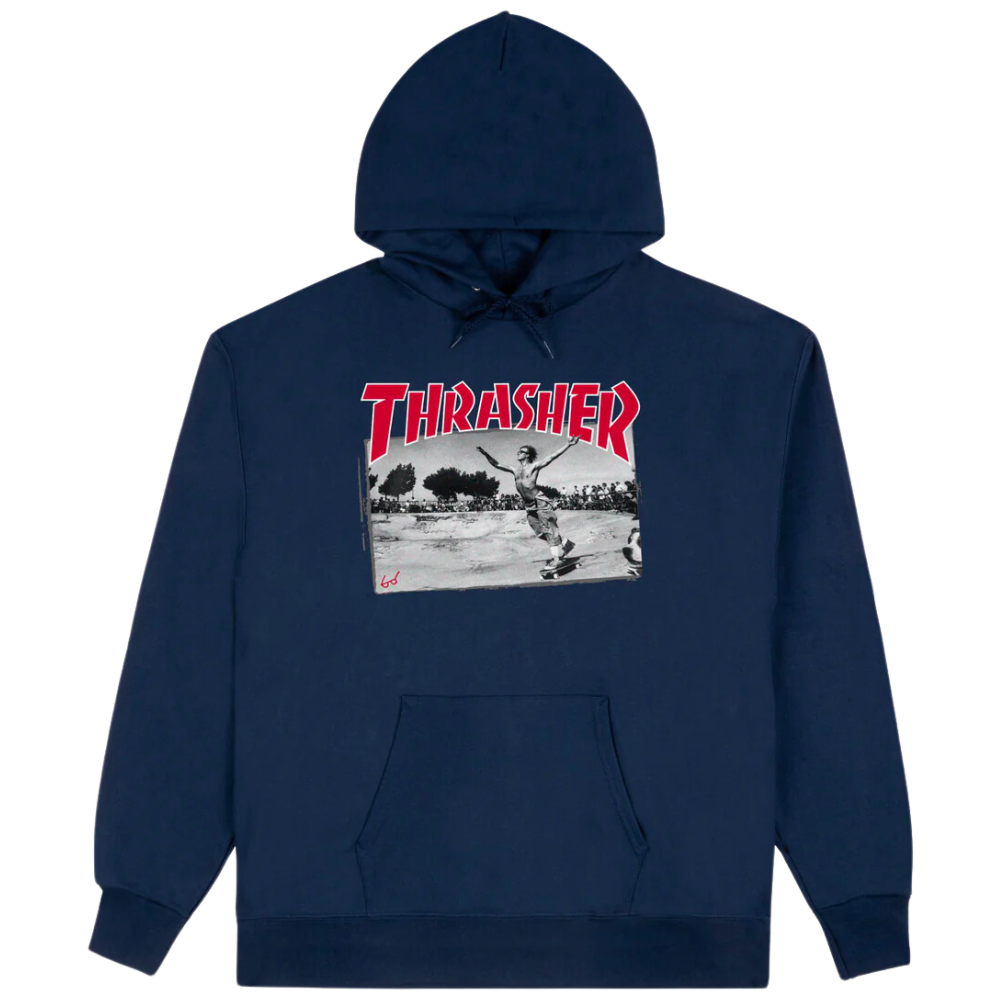 Thrasher Jake Dish Hoodie Navy – Stoked Boardshop - Main Image