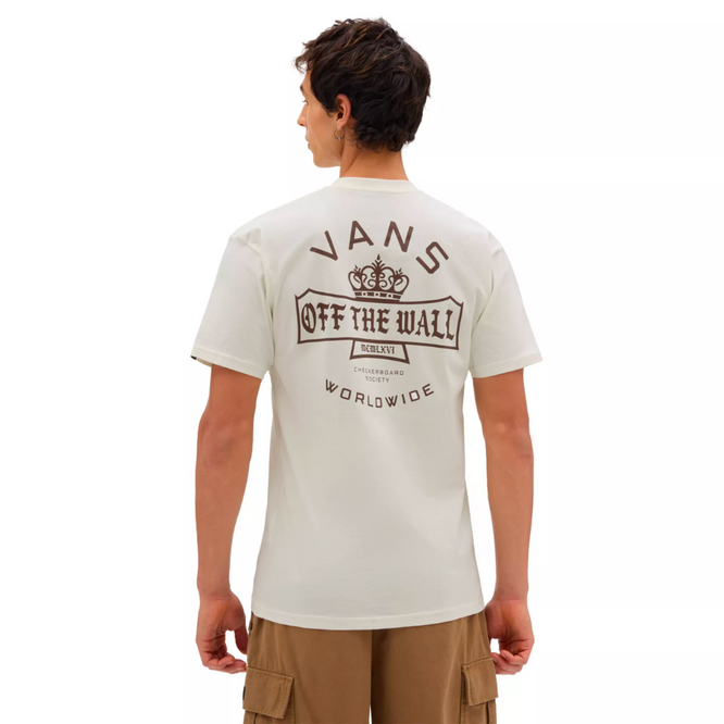 Checkerboard Society T-Shirt Marshmallow