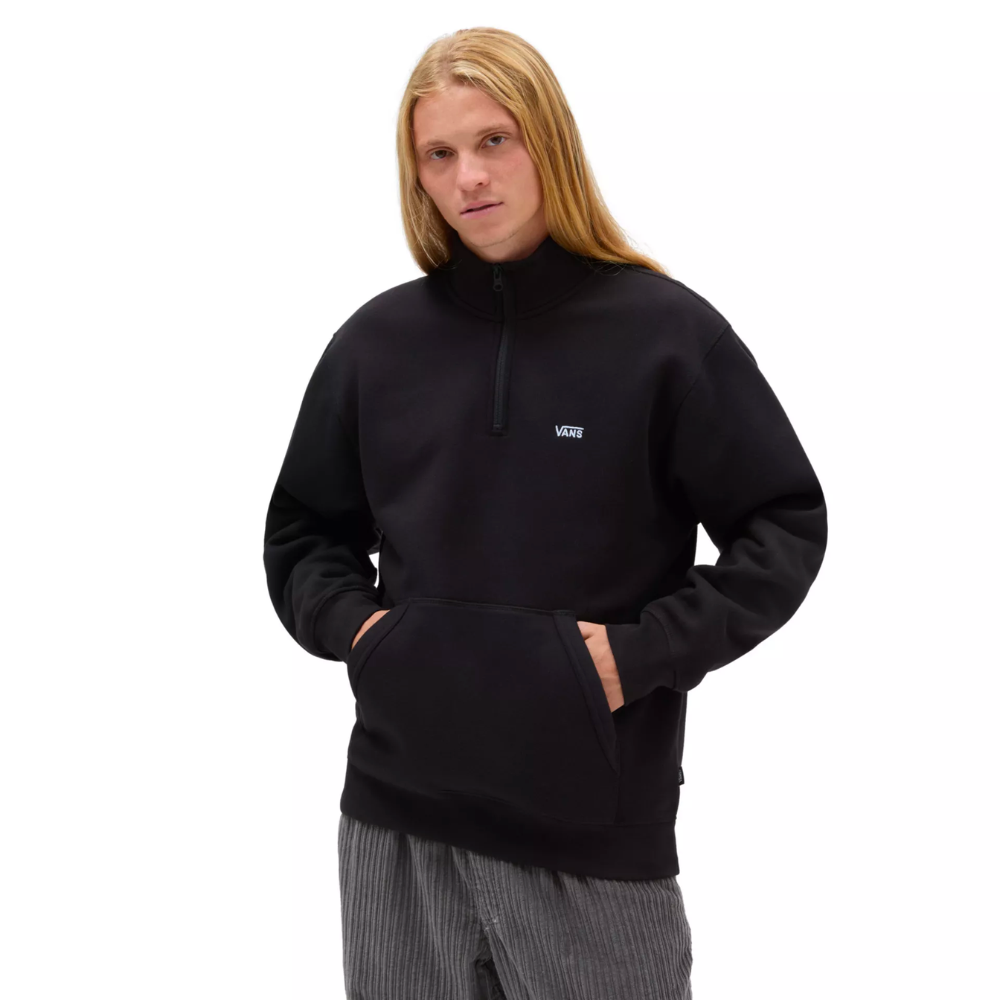 Vans ComfyCush 1 4 Zip Black Stoked Boardshop