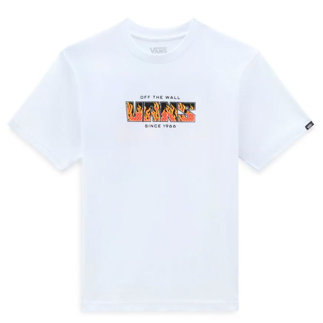 Digi Flames T-Shirt White