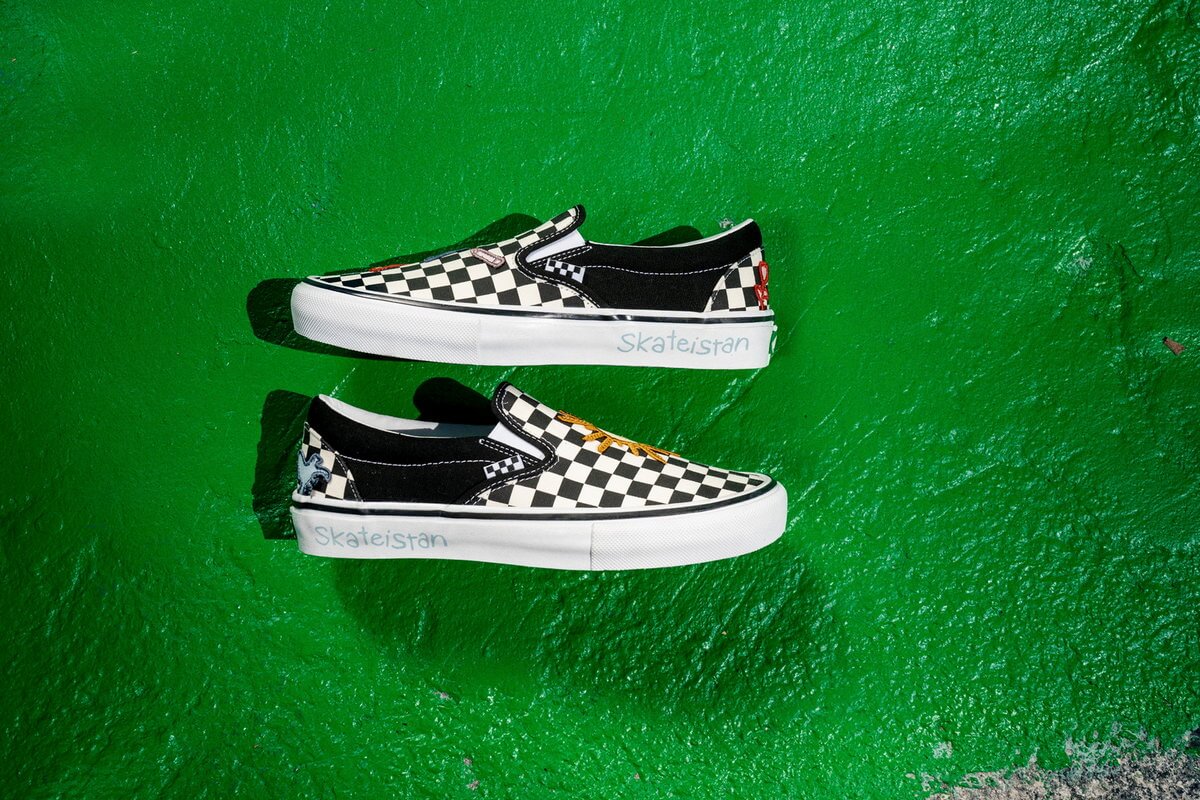 Skate Slip-On Skateistan Checkerboard