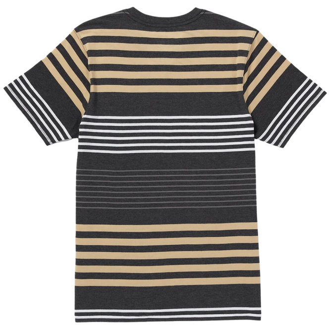 Beam Stone Crew T-Shirt Dark Black Heather
