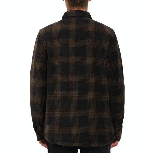Bowered Fleece Over-Shirt Bison