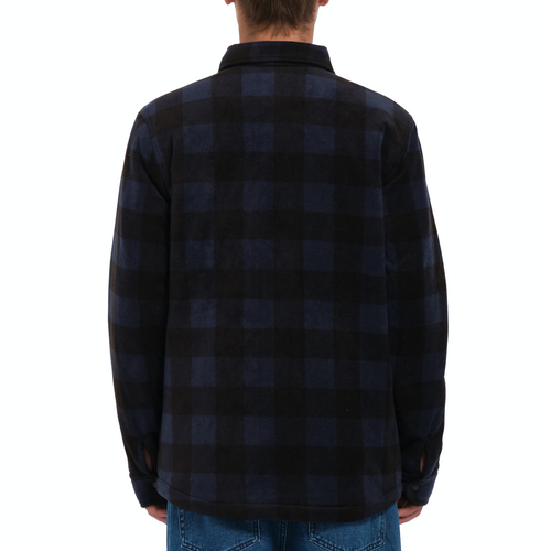 Bowered Fleece Over-Shirt Navy