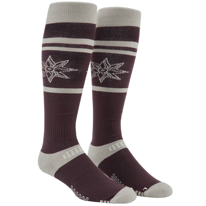 Cave Snowboard Socks Maroon