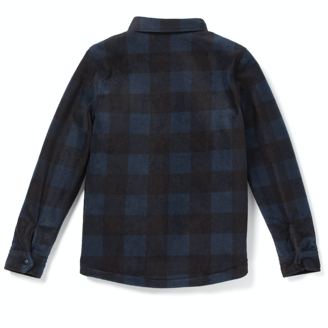 Kids Bowered Fleece Over-Shirt Navy