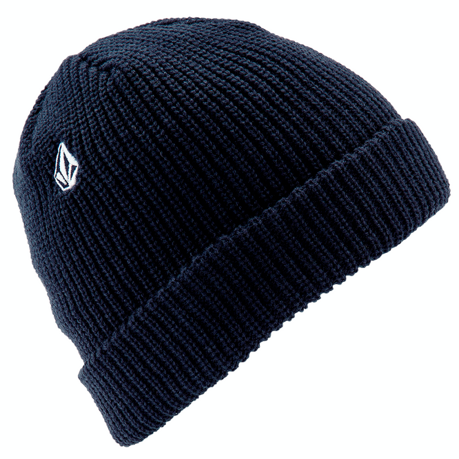 Kids Full Stone Beanie Navy