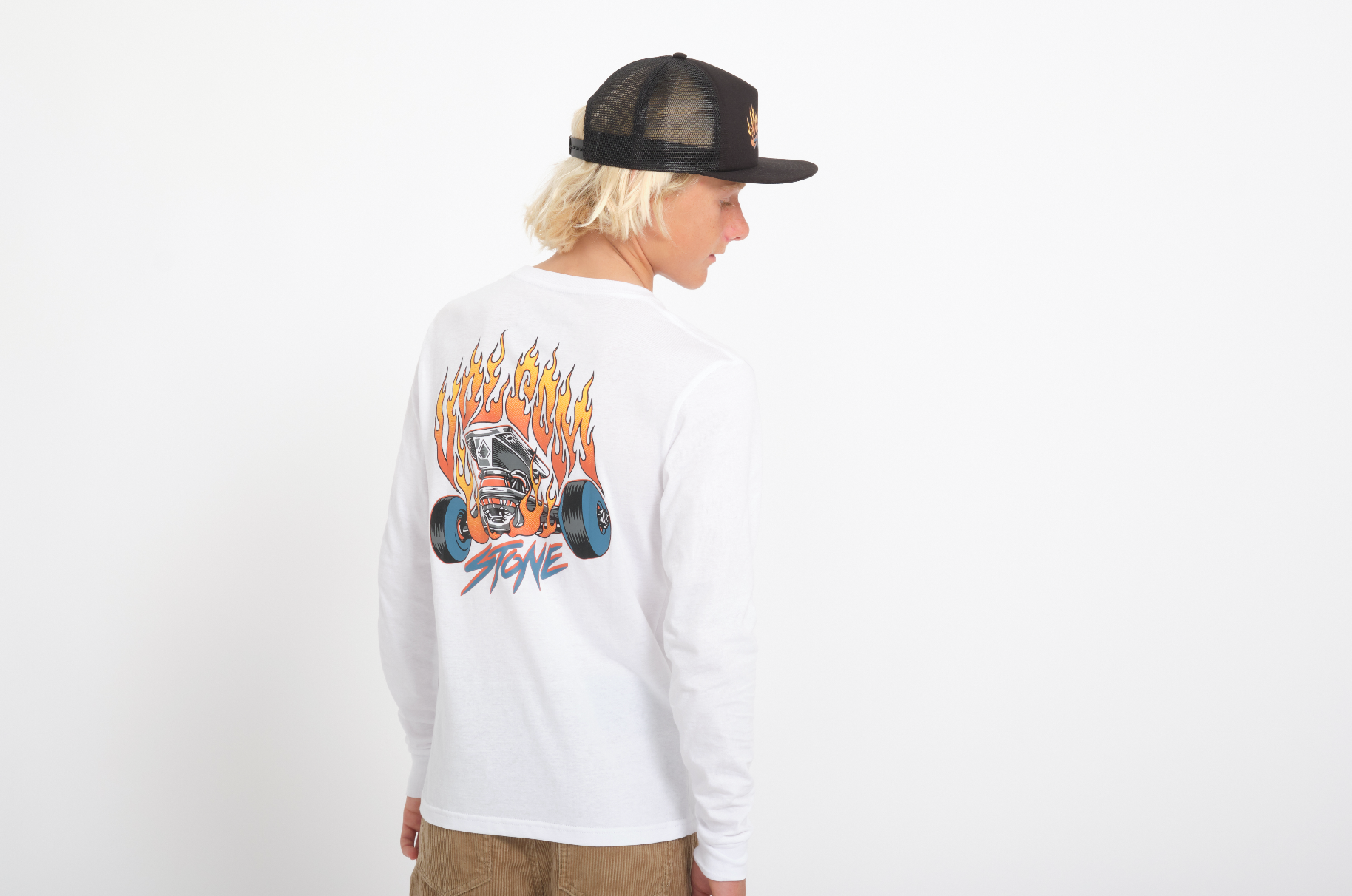 Kids Trux Longsleeve T-shirt White