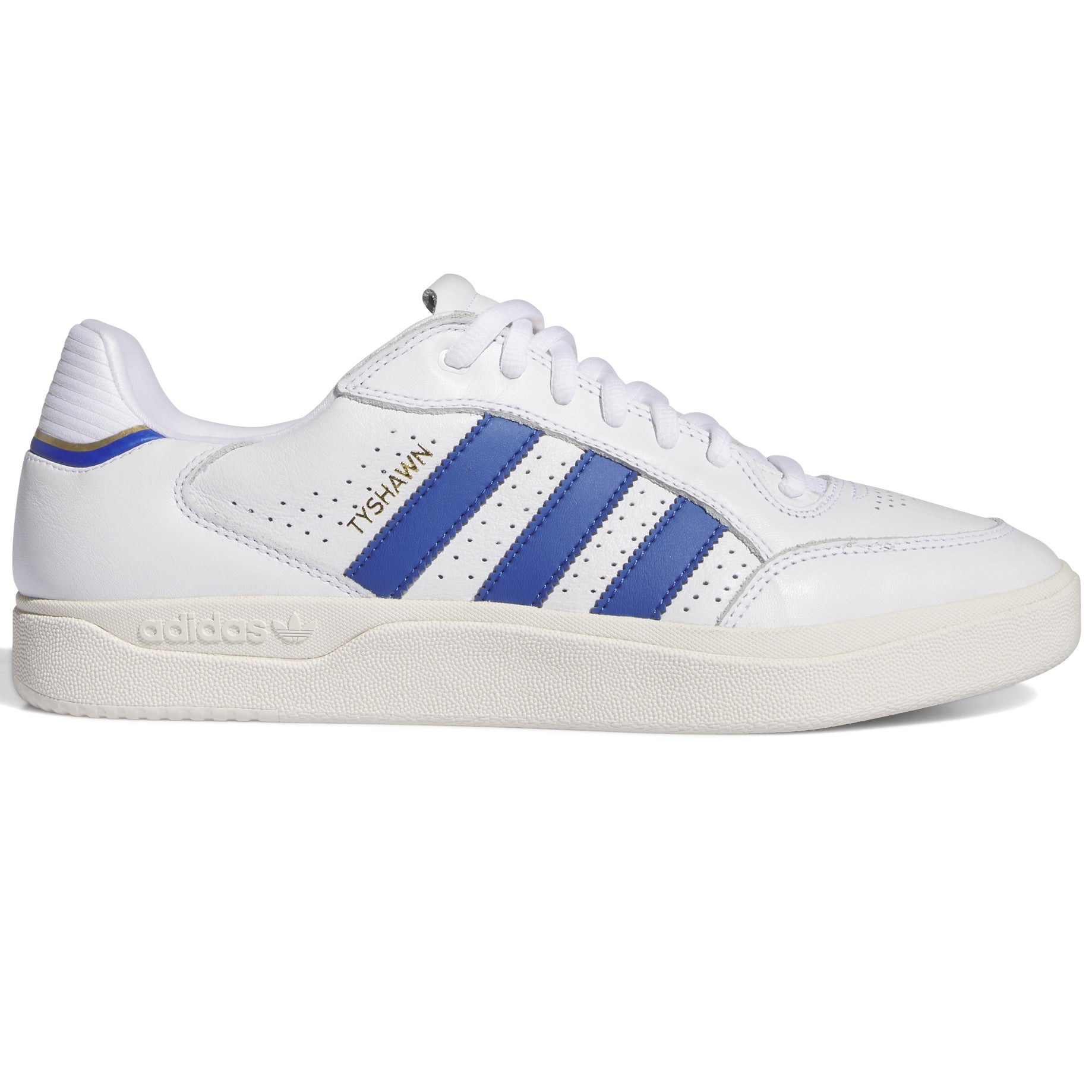 Adidas Tyshawn Low Cloud White/Royal Blue/Chalk White – Stoked
