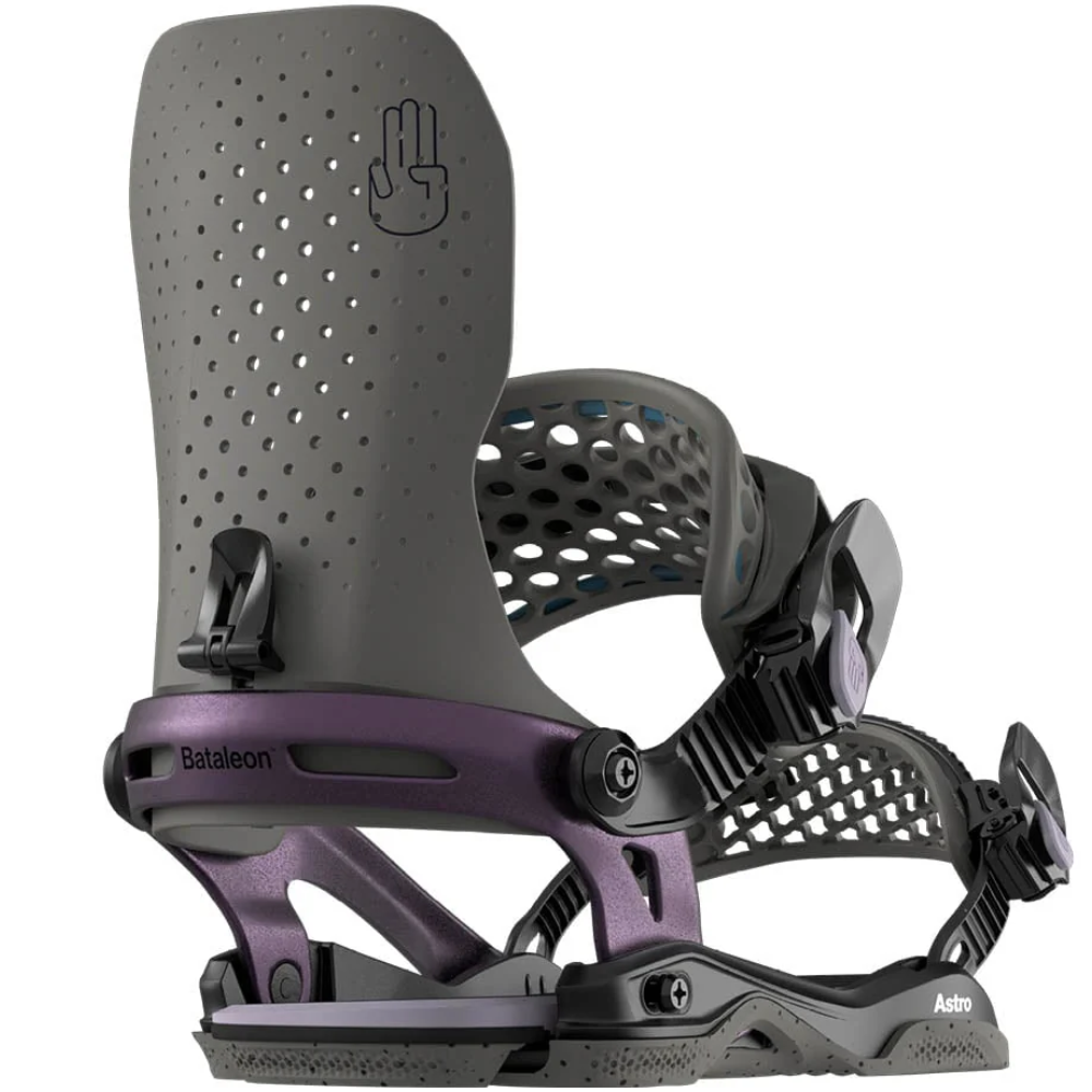 Bataleon Astro AsymWrap Plum 2025 Snowboard Bindings – Stoked