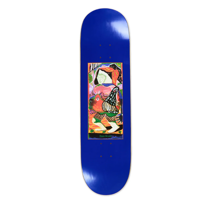 Dane Brady Pigeons Purple 8.25" Skateboard Deck