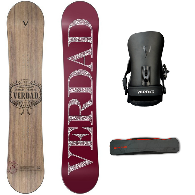 Snowboard Grand Cru 159 + fixations de snowboard V Pro Black + sac de snowboard Pipe Pipe Steel Grey 165