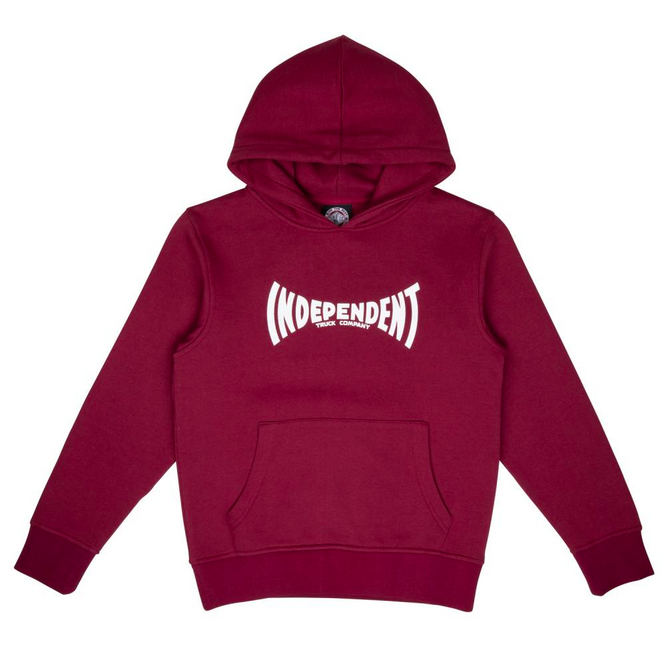 Kids Span Hoodie Maroon