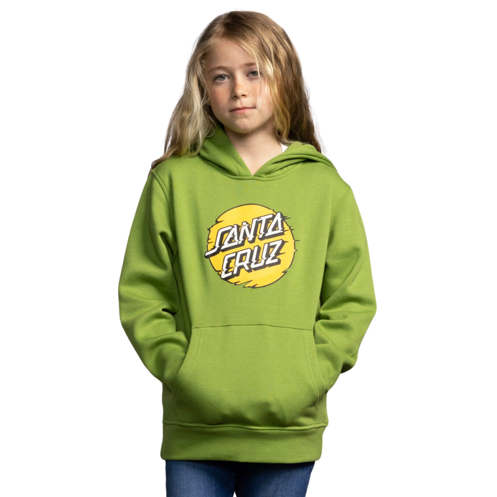 Santa Cruz Kids Vivid Other Dot Front Hoodie Apple Stoked Boardshop