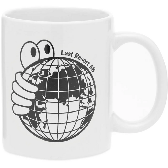 Tasse du monde blanc/noir