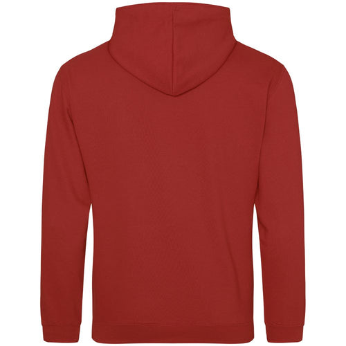 Sweat à capuche Lightweight Script Rouge brique