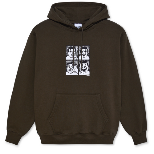 Sweat à capuche Dave Punch marron