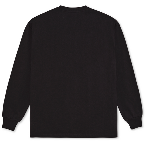 Happy Sad Longsleeve T-shirt Black