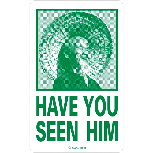 Have You Seen Him Sticker Green